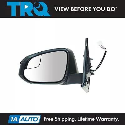 TRQ Side View Mirror Power Heater With Turn Signal & Spotter Glass LH For Rav4 • $80.95