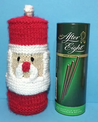 KNITTING PATTERN - Father Christmas Santa After Eight Sticks Sweet Holder 15 Cms • £3.25