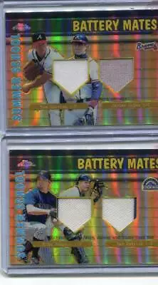 2002 Topps Chrome - MIKE HAMPTON BEN PETRICK - Summer School Dual Jersey ROCKIES • $2.99