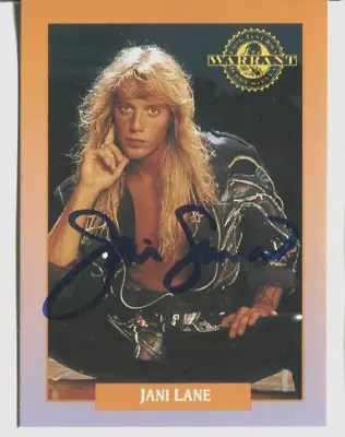 WARRANT Singer JANI LANE Signed AUTOGRAPH 9787 • $6