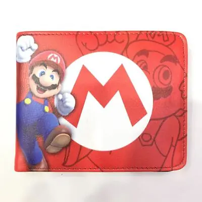 Super Mario & Luigi PU Leather Wallet With Card Holder Bi-Fold Purse Wallets • $8.77