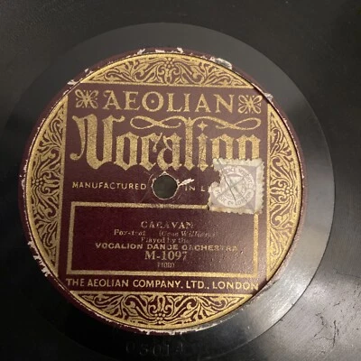 £2.99 • Buy Rare 78rpm Record, V , VOCALION DANCE ORCHESTRA : Caravan , Aeolian Vocalion
