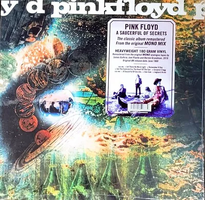 Pink Floyd - A Saucerful Of Secrets - 180-gram Vinyl Lp   New Sealed   Mono Mix • $24.98