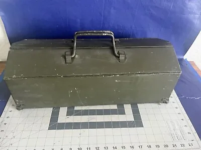 WWII US Army Tool Box Length 21  Maker Marked EJ McAleer & Co • $30