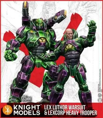 Batman DC Miniature Game Knight Models Lex Luthor Armor Ans Heavy Trooper • $27.95