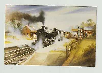 David Weston Postcard Locomotive At Thurnby & Scraptoft Station • £1.99