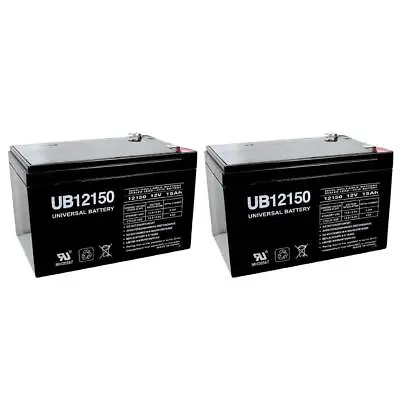 UPG 2 Pack - 12V 15Ah F2 Scooter Bike Replacement Battery For CSB EVH12150 EVH  • $74.99