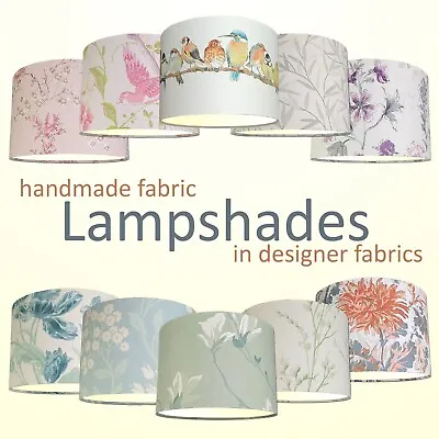 Lampshades In Laura Ashley Fabrics 20cm Drum Handmade * FREE UK DELIVERY * • £30