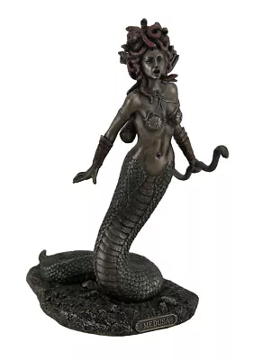 Medusa Greek Gorgon Serpent Monster Standing Holding Bow Highly Detailed Statue • $57.05
