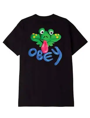 £41.50 • Buy Obey Clothing Men's Clay Frog Tee - Black