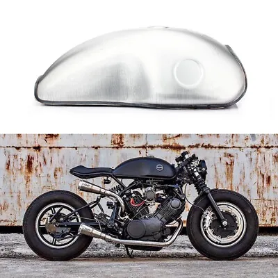 10L 2.6 Gallon Cafe Racer Universal Custom Vintage Gas Fuel Tank Gas Cap W/ Key • £99.98