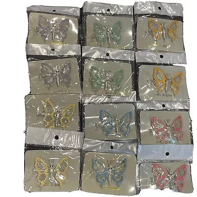 Hollow Moving Butterfly Hair Clips Girl's Fashion 12 Pcs / 6 Set • $15.50