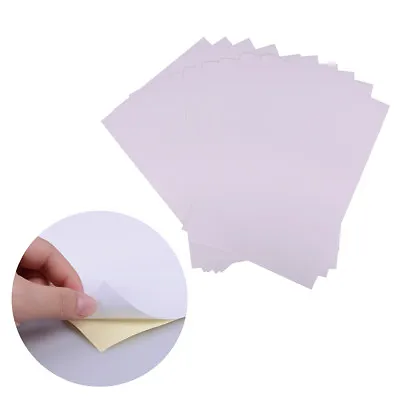 10sheets A4 Matt Printable White Self Adhesive Sticker Paper Iink For Office*.ou • $3.57
