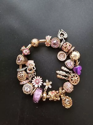 Pandora Bracelet With Charms • $550