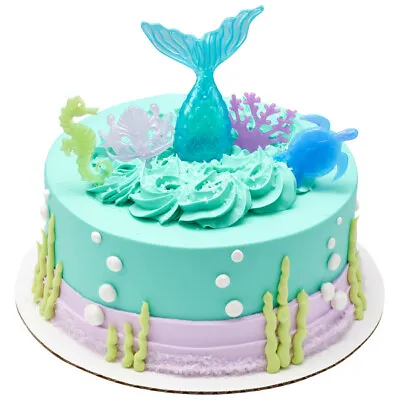 New Mystical Mermaid  Cake Topper Mermaid Tail Ocean • $9.29