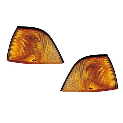 Parking Corner Signal Lights Pair Set For 92-99 BMW 3 Series E36 Coupe • $25