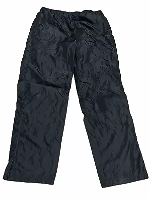 Vintage 80s Nike Windbreaker Pants Joggers Nylon Track Mens Size XL Blue Tag • $29.99