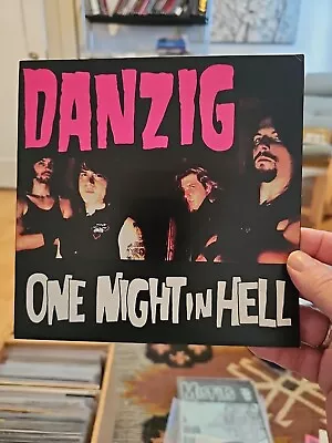 Danzig One Night In Hell 7  1989 Uk Funn Records Misfits Samhain Free Shipping • $50