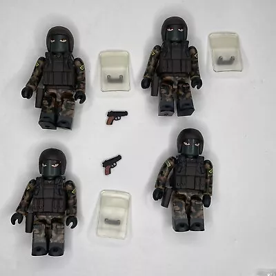 Kubrick Metal Gear Solid 2 - 4x Gurlukovich Woodland Stripes Mercenaries Figures • $20