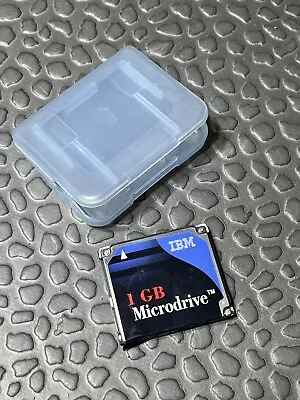 IBM 1GB Microdrive CF+ Compact Flash Type II DSCM-11000 • $19.99