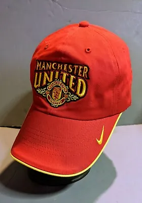 2003 Nike Manchester United Hat Usa Soccer Tour Original One Size Fan Apparel • $25.99