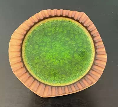 $75 • Buy Vintage Mid Century Studio Pottery Ashtray By Robert Maxwell - Signed