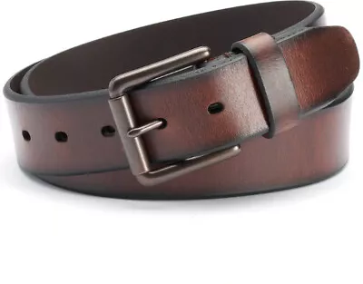 Dockers 11DK02L2 Men's Roller Buckle Bridle Leather Belt • $18.74