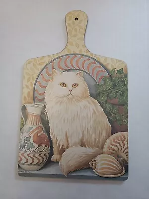 Vintage Wilscombe Melamine Chopping Board With Cat 13 X8   Wall Hanging Decor  • $7.95