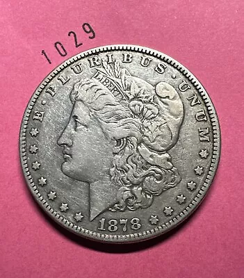 1878 7/8 TF Morgan Dollar US $1 90% Silver Coin • $43