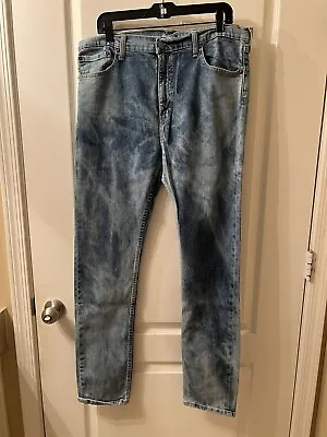 Levis 510 Acid Wash Jeans Men Size 36 X 34 Pre Owned Great Condition • $15
