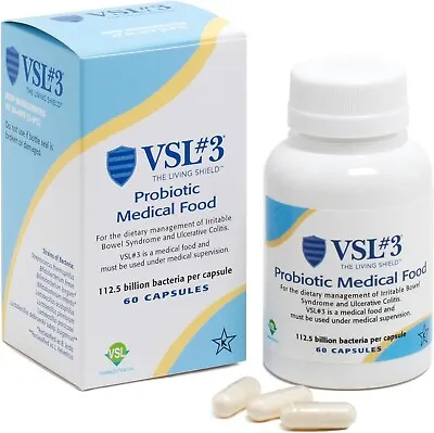 VSL #3 Probiotic - 60 Capsules- 03/2025 • $78.50