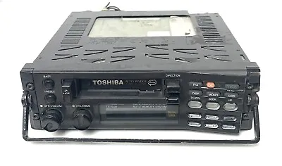 Vtg Toshiba TX-500 Car Audio AM/FM Radio Cassette Pull Out Receiver - UNTESTED • $49.99
