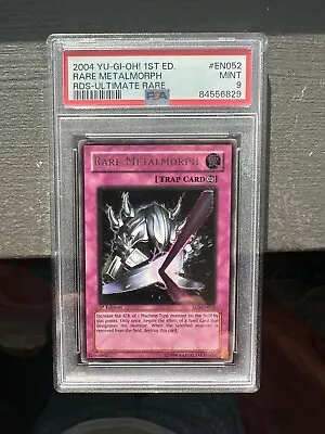 Yugioh Rare Metalmorph Psa 9 Ultimate Rare First Edition Rds-en052 Mint Holo • $67