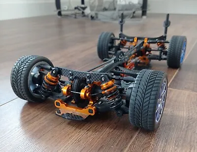 1/10 Xray T4 2018 Touring RC Car Chassis With Zero Tribe Mid Conversion. • £320