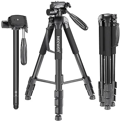 $42.74 • Buy Neewer Portable 70 Inches Aluminum Alloy Camera Tripod Monopod For Canon Nikon