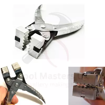 Parallel Pliers Zig- Zag MetalWire & Bracelet Bending Jewelry & Crafts Making • £16.99