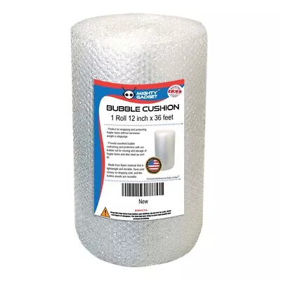 36 Feet Bubble Cushioning Wrap Roll Small Bubble 12  Wide Perforated Every 12  • $11.99