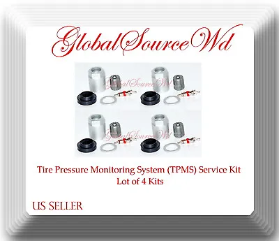 4 Kits 20009 TPMS Sensor Service Kit Fits Mitsubishi Nissan Porsche Saab Volvo & • $13.19