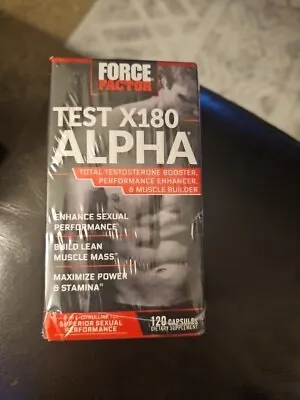 Test X180 Alpha Total Testosterone Booster 120 Capsules • $30