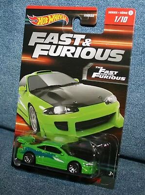 2023 Hot Wheels MITSUBISHI ECLIPSE Fast Furious Series 1  1/10 Green • $27.99
