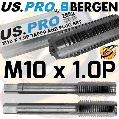 £3.95 • Buy US PRO M10 X 1.0P Taper & Plug Set (Tap & Die) M10 X 1.0 Pitch Taper Plug