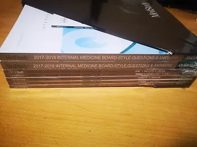 Medstudy 17th Edition Internal Medicine Core Curriculum 5 Books NEW 2017-2018 • $59
