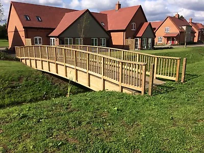 Large Pond Pedestrian Bridge For Parks Gardens Streams Or Rivers • £299