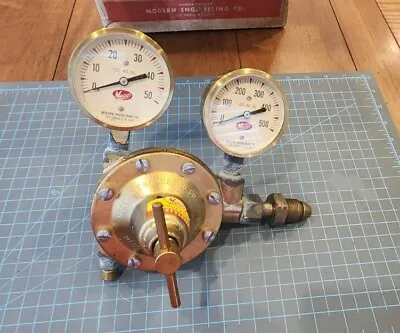 MECO Acetylene Gas Welding Regulator Gauge Set Cutting Torch USA 🇺🇸 NOS - Gw! • $97.50