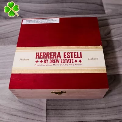 Herrera Esteli Lonsdale Deluxe Habano Empty Wood Cigar Box 7.25  X 7  X 2.75  • $5.55