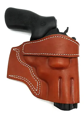 CEBECI Right Hand Brown Leather YAQUI Speed Draw Belt Holster For S&W MODEL 27 • $47