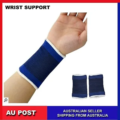 Pair Of Wrist Support W Pain Relief Splint Brace Protection Strap Carpel Tunnel  • $3.99