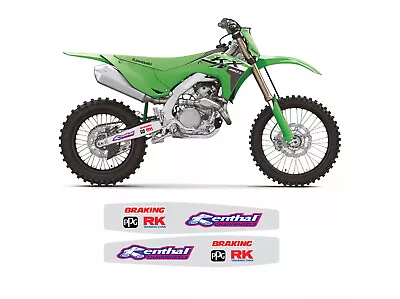 Kawasaki Kx 250f 450f Swingarm Decal Mx Graphics Renthal Laminated  2019-2024 • $16.75