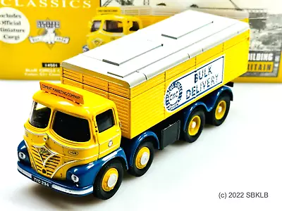 £32.99 • Buy Corgi 14501 Foden S21 Closed Tipper Blue Circle Cement 1:50