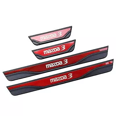 For Mazda 3 Accessories 2014- 2019 Stainless Car Door Sill Protector Scuff Plate • $45.99